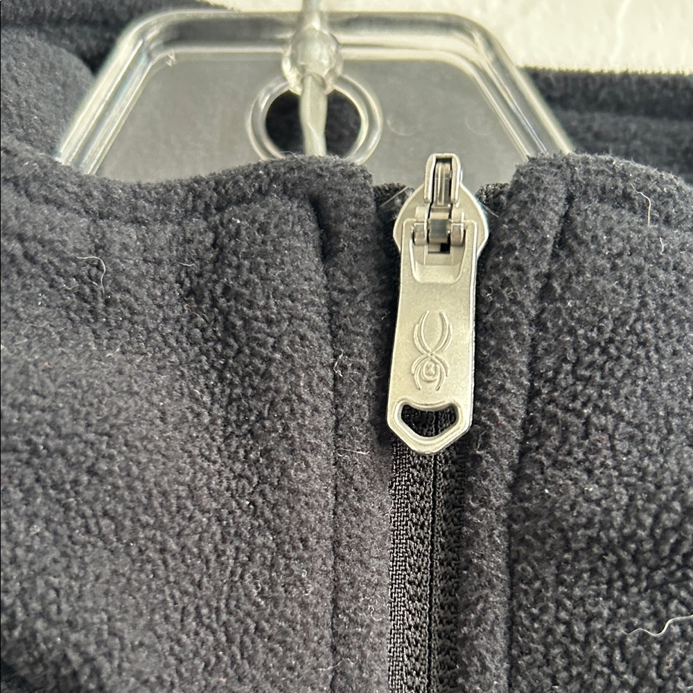 Spyder Women's Black and Gray fleece Jacket - Picture 2 of 4